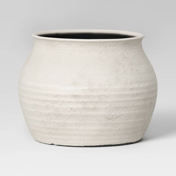 14" Sun Bleached Composite Indoor Outdoor Planter Pot - Threshold Studio McGee - Picture 1 of 7